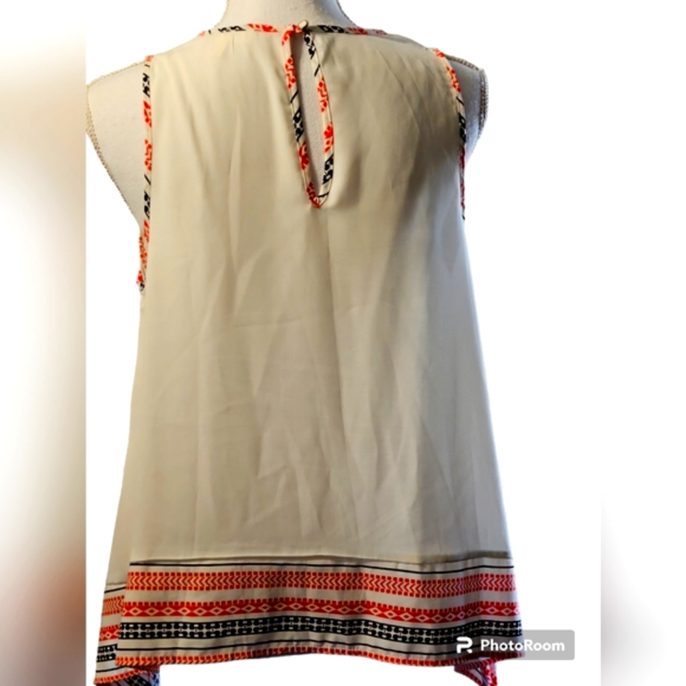 Monteau Los Angeles Tank Top, Flowy, Longer On The Sides, Size L - Picture 4 of 9